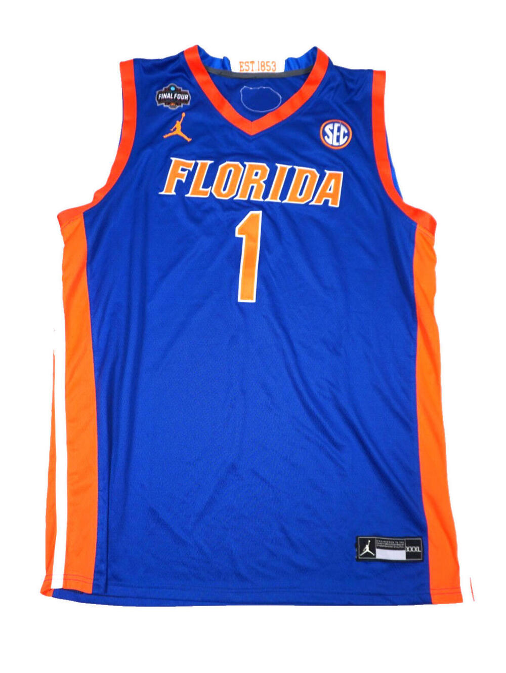 Nike Florida Gators Walter Clayton Jr Jersey XXL Mens Blue Final Four Stitched